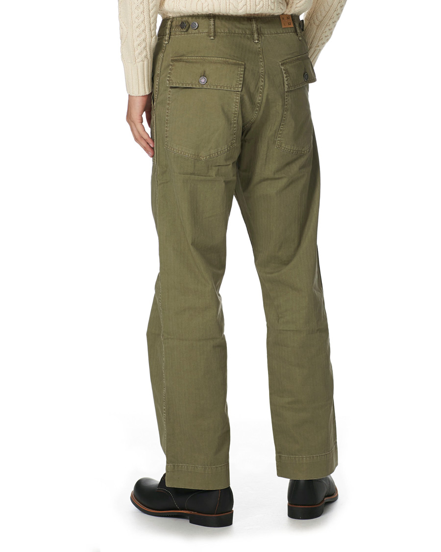 RRL Army Utility Pant Brewster Green at CareOfCarl.com