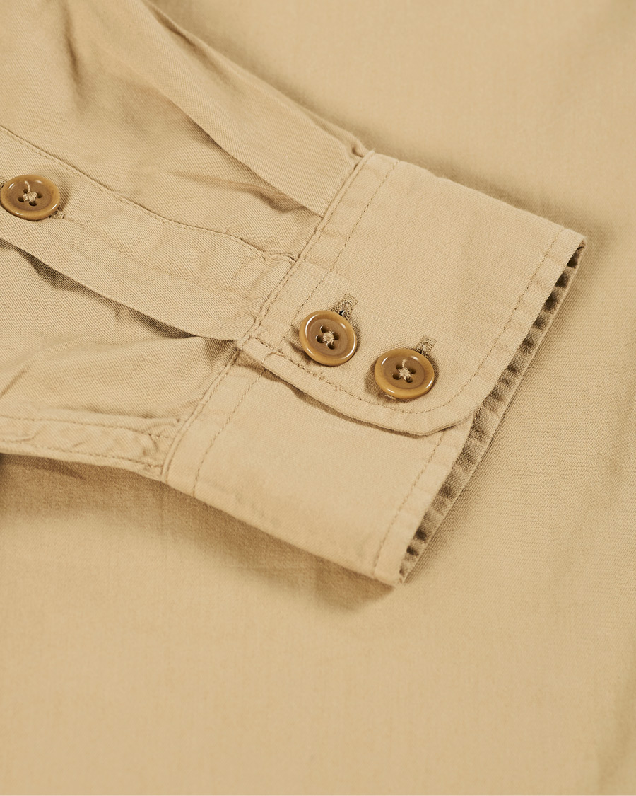 RRL New Military Pocket Shirt Classic Khaki at CareOfCarl.com