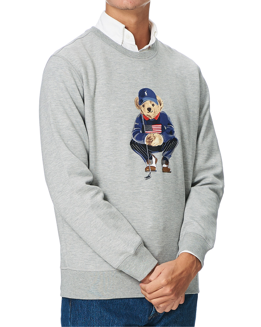 Polo Ralph Lauren Golf Golf Bear Sweatshirt Light Grey Heather at