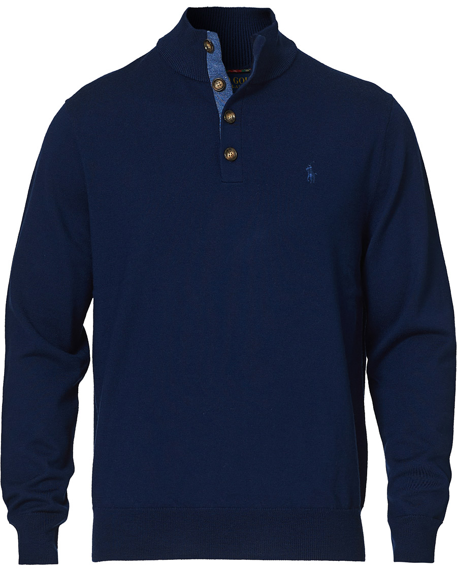 Polo Ralph deals Lauren Golf Magnolia Lane Merino Wool Navy CardigannSize XS $188