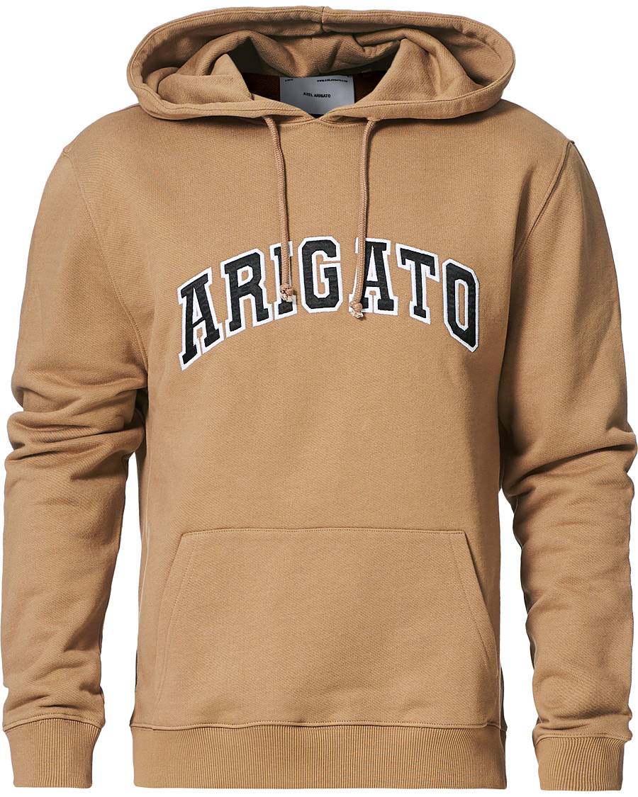 Axel Arigato College Logo Hoodie Camel at CareOfCarl