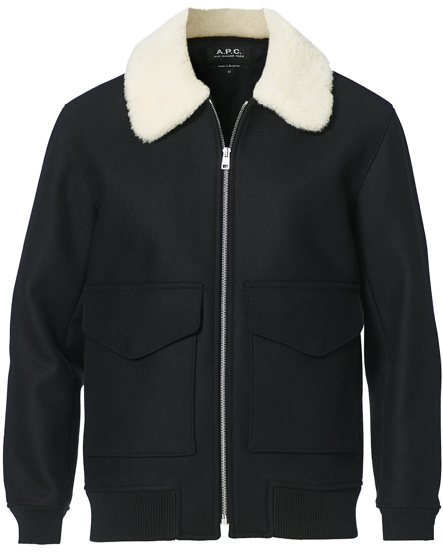 Apc hot sale shearling jacket