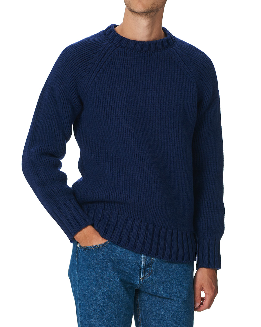 A.P.C. Ethan Pullover Navy at CareOfCarl.com