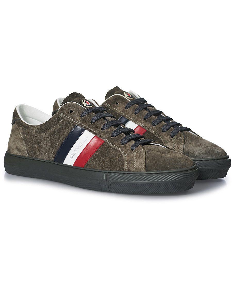 Moncler suede discount sneakers