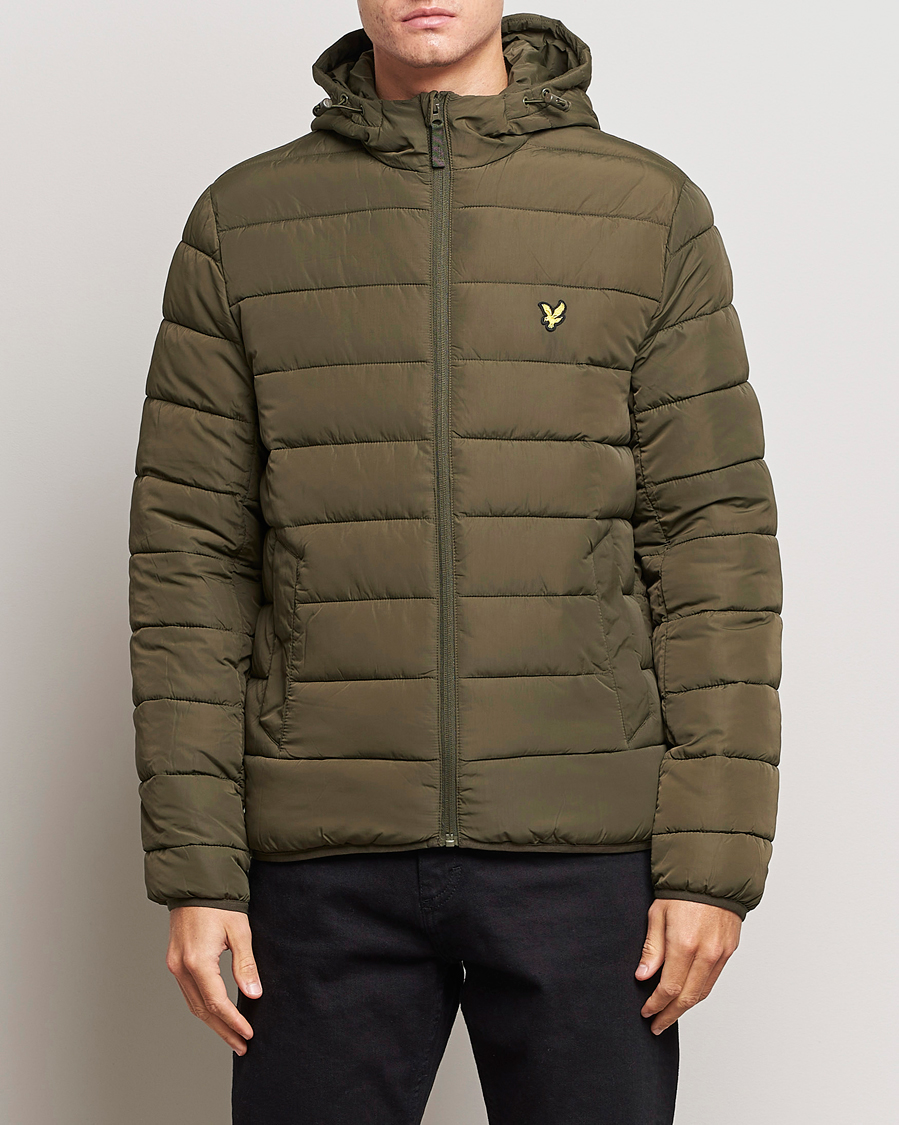 Lyle and scott puffer jacket green online