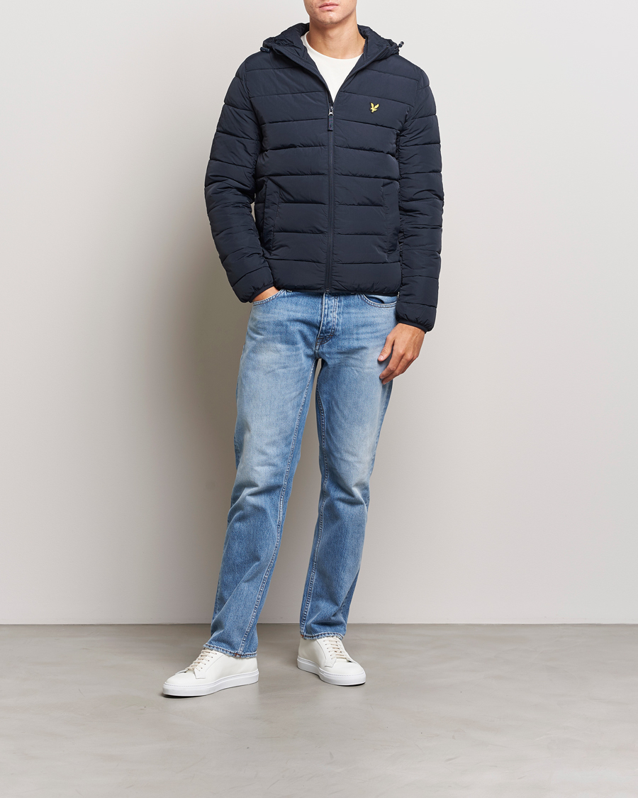 Lyle and scott coat blue best sale