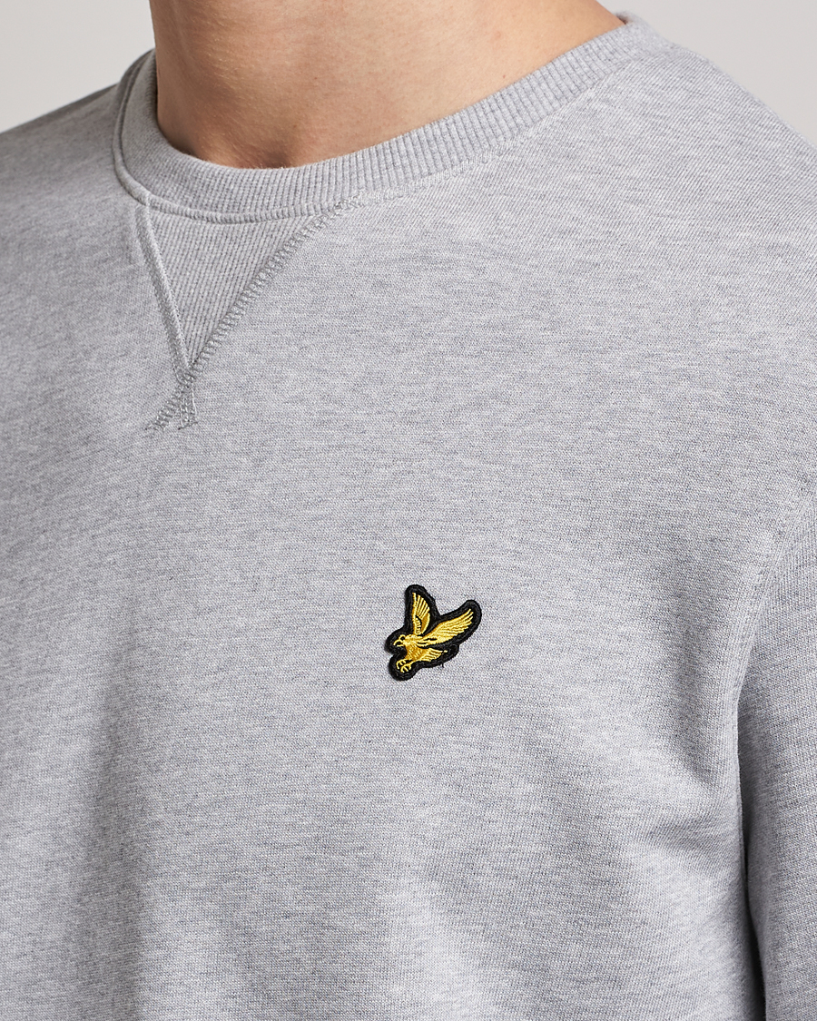 Lyle and scott sweatshirt grey hot sale