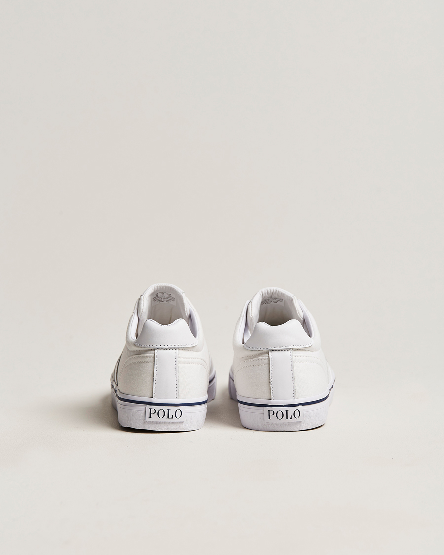 Polo white canvas outlet sneakers