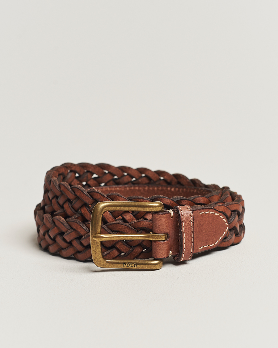 Total 59+ imagen polo ralph lauren braided leather belt - Viaterra.mx