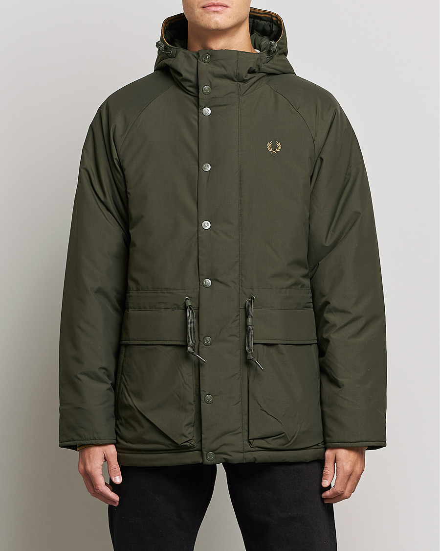 Fred perry 2024 parka olive