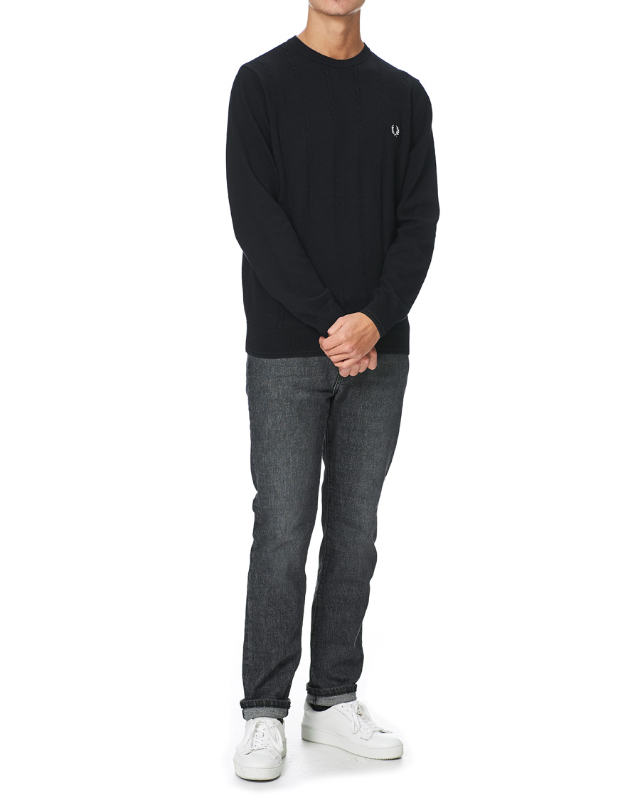 Fred perry cable top knit jumper