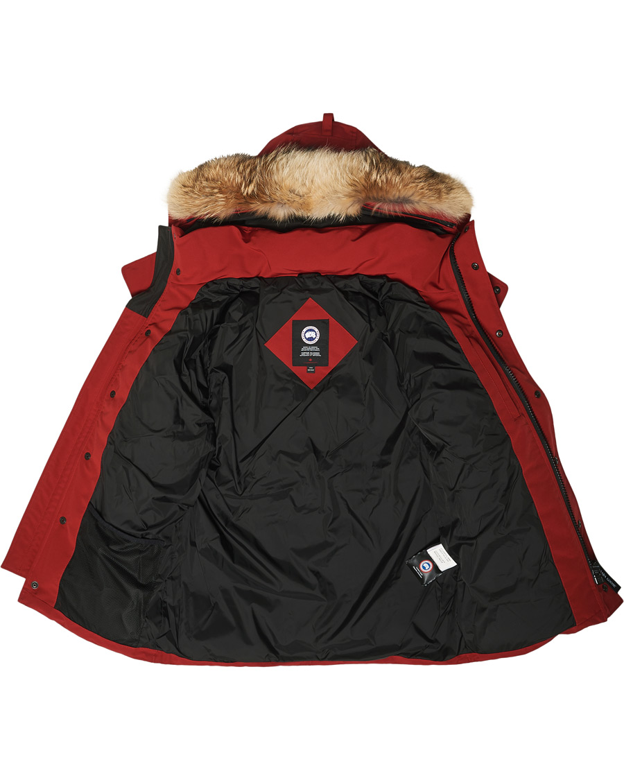 Canada goose wyndham parka on sale red