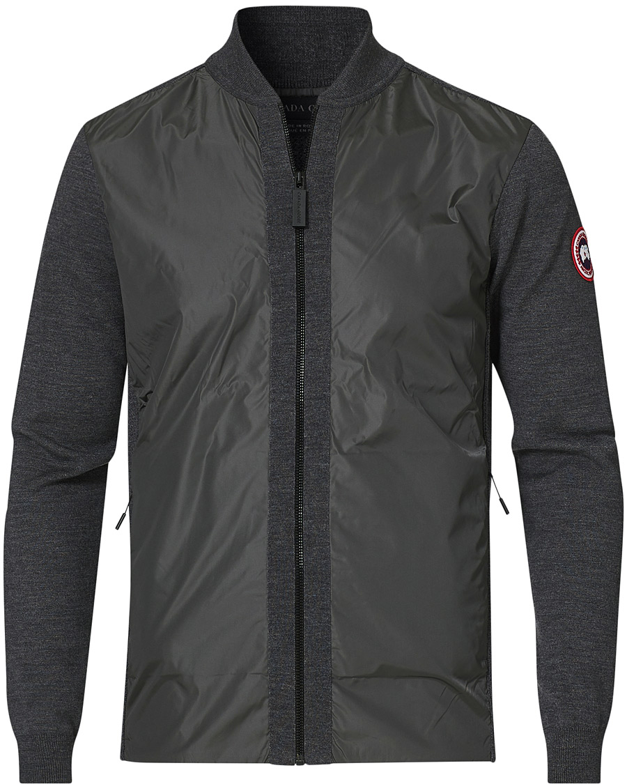 Canada Goose Windbridge Full Zip Sweater Iron Grey at CareOfCarl.com