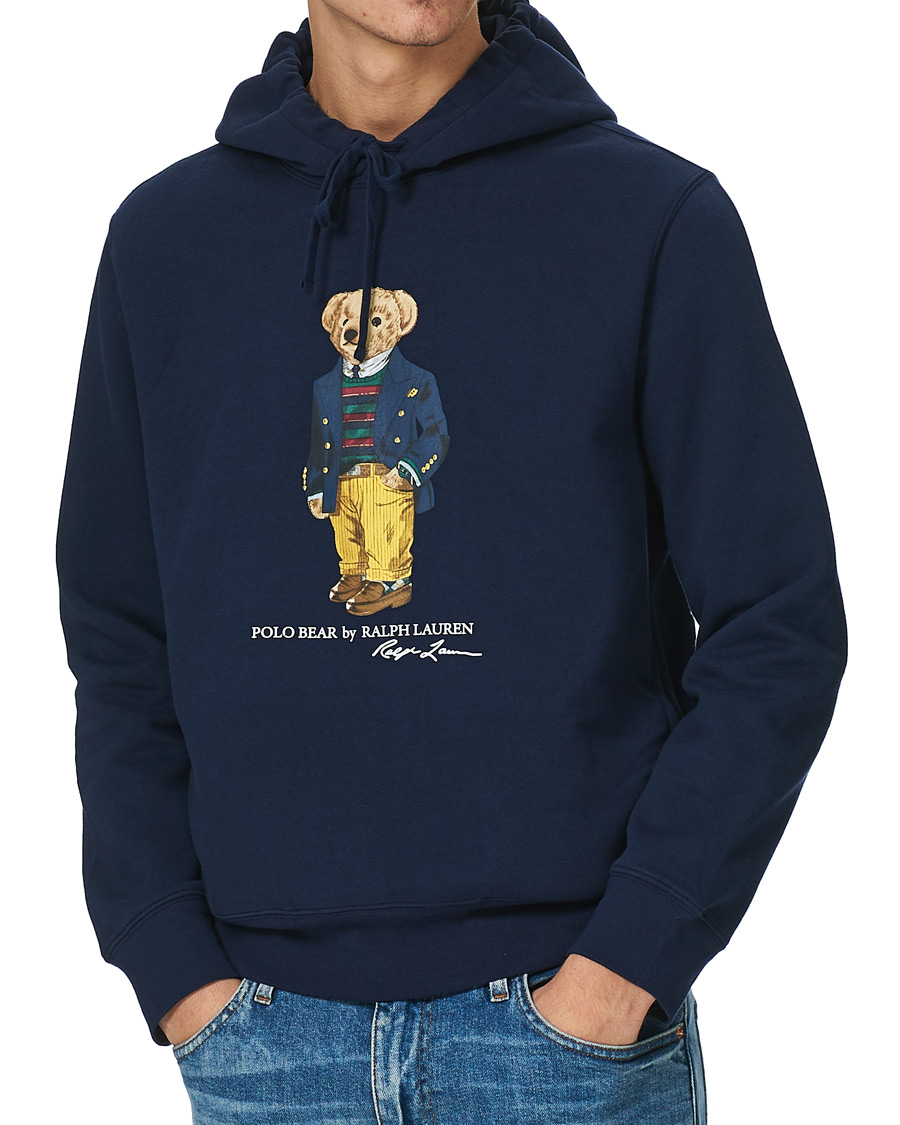 Navy polo bear hoodie sale