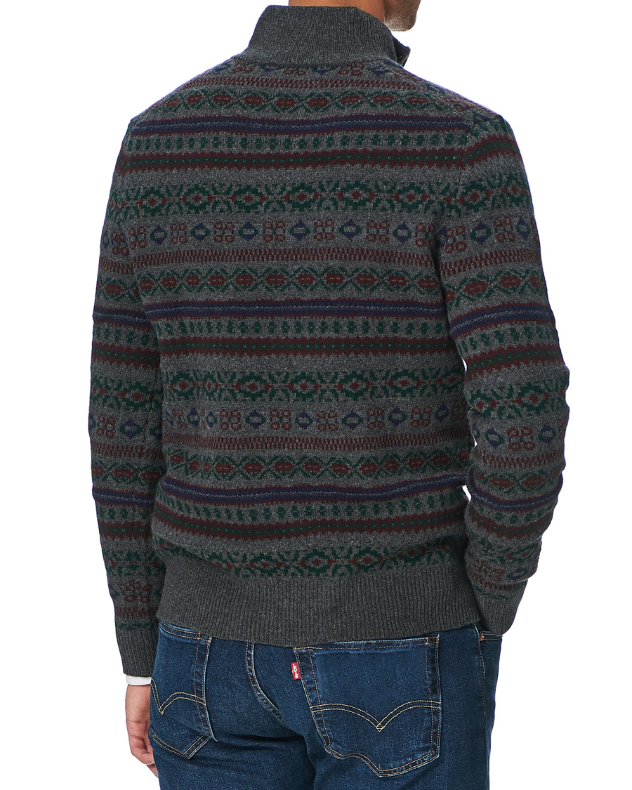 Polo Ralph Lauren fashion Mens Wool/Cashmere Gray Fair Isle Soft Sweater Pullover Sz M