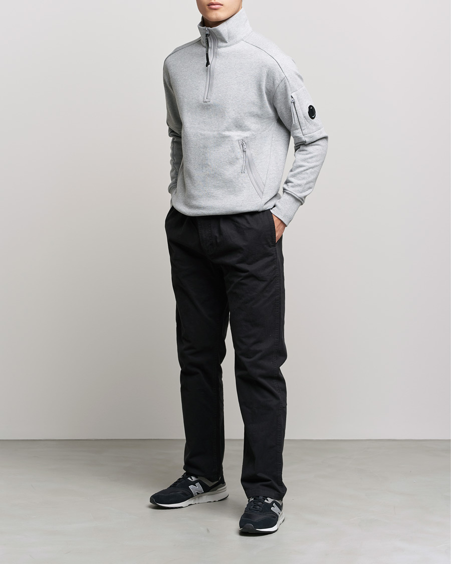 Cp company half zip hotsell lens sweatshirt