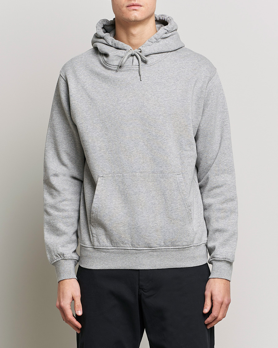 Heather Grey Organic Cotton Hooded Sweatshirt — Original Favorites