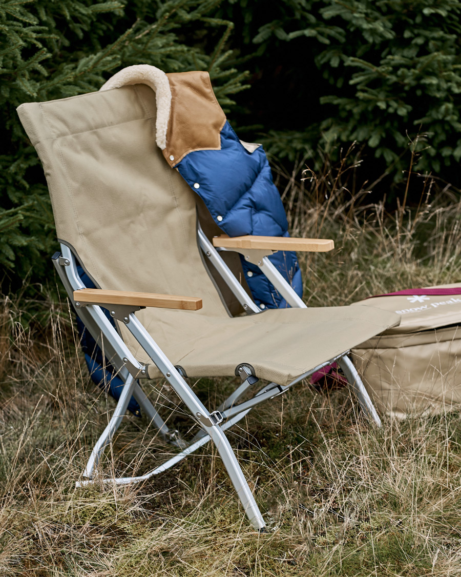 Snow Peak Low Beach Chair Khaki at CareOfCarl.com