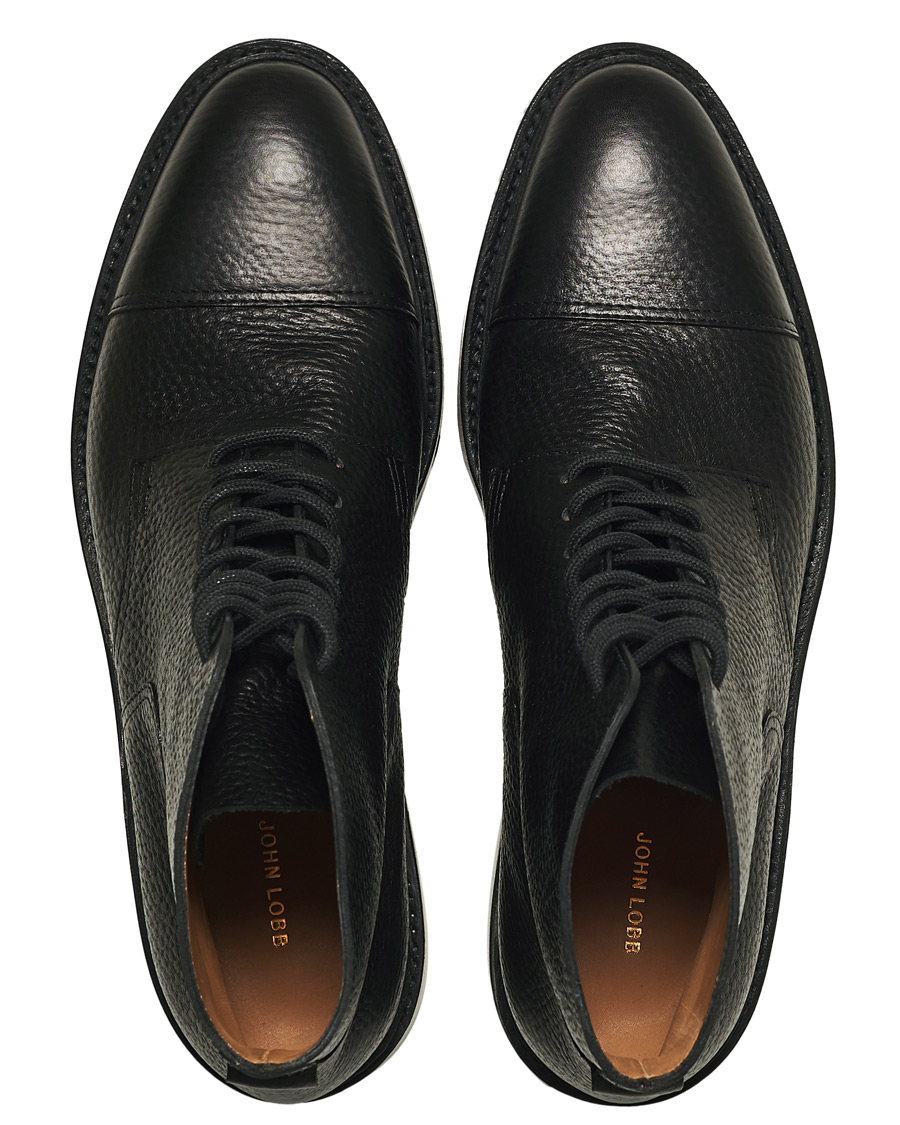 国内外の人気！ John Lobb Foundry Black Grain Calf 5 elevatehsc.com.au