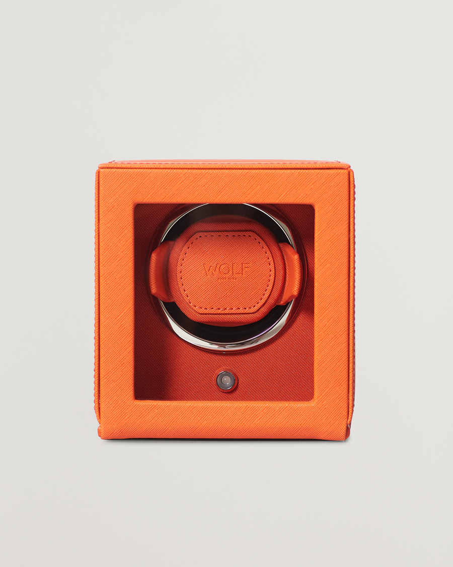 WOLF Cub Single Winder With Cover Orange at CareOfCarl