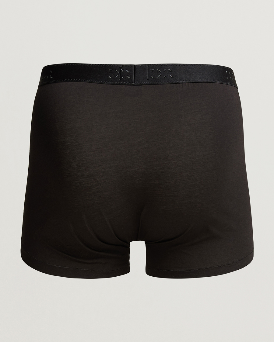 Men | Underwear | Derek Rose | Pima Cotton Stretch Trunk Black