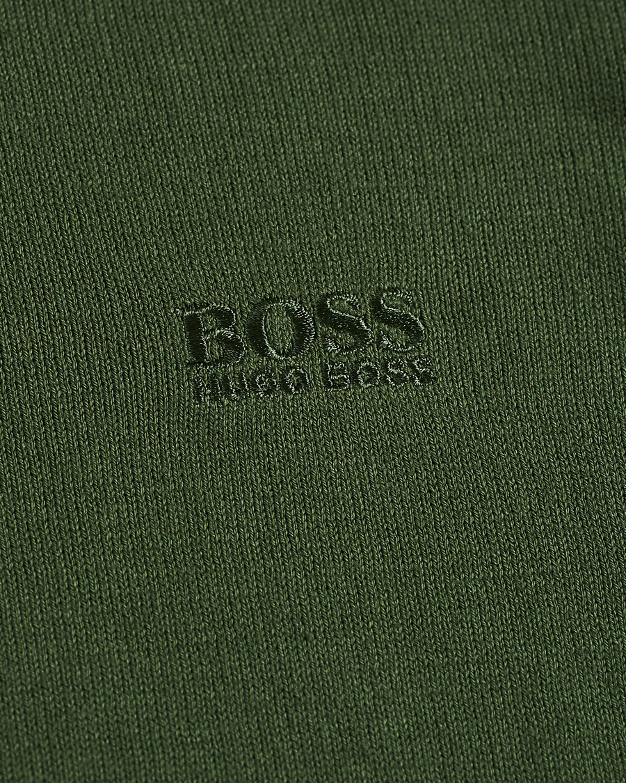 BOSS Pacas Logo Knitted Sweater Open Green at CareOfCarl.com