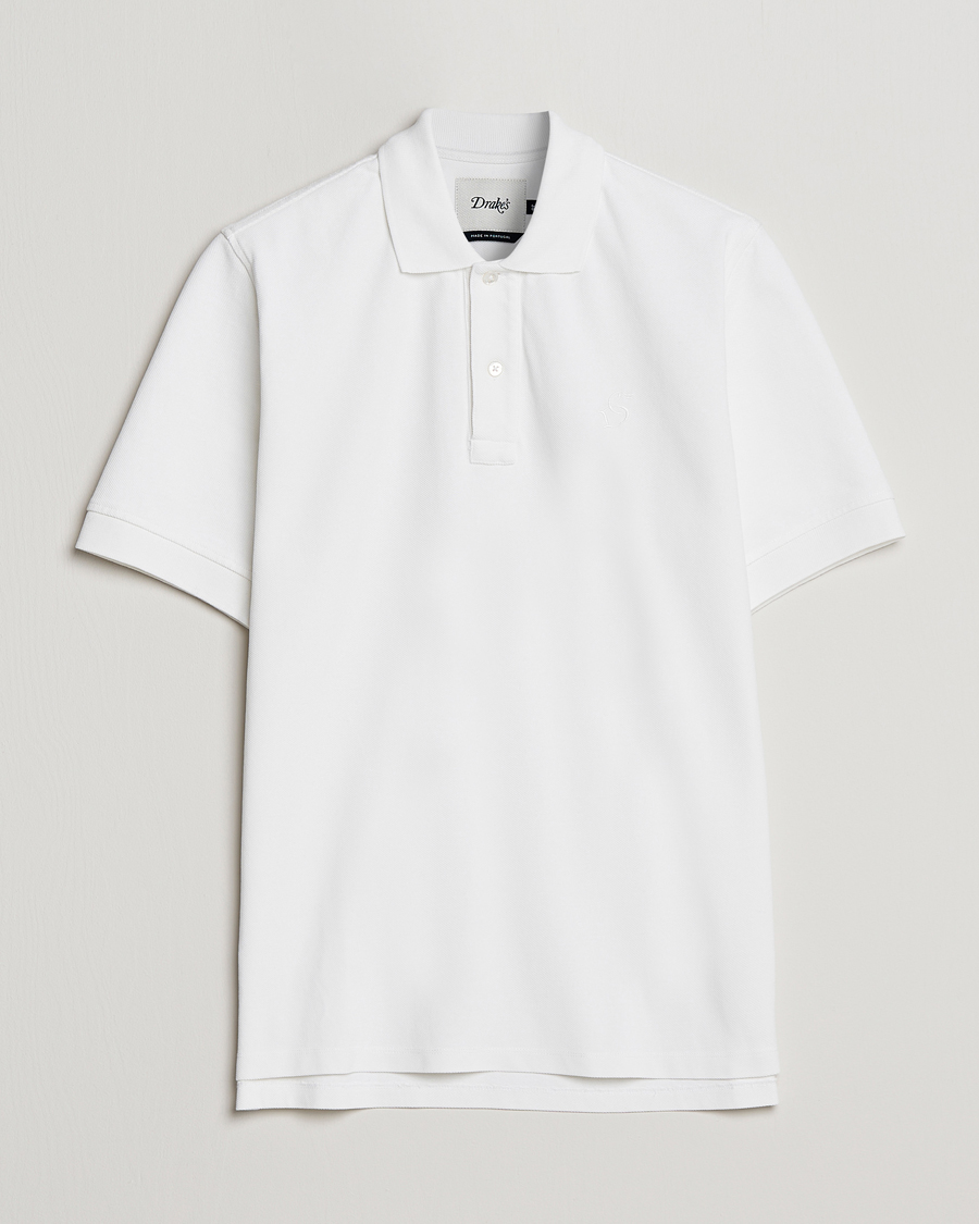 Orlebar Brown Terry Classic Twin Stripe Polo White/Night Iris at