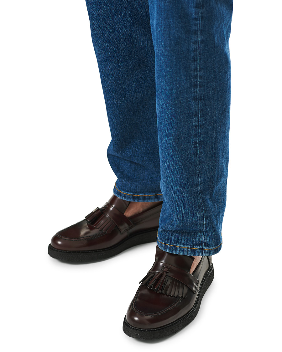 Fred Perry George Cox Tassel Loafers Oxblood at CareOfCarl.com