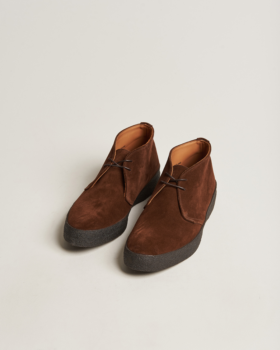 Sanders Joel Chukka Boot Polo Snuff Suede at CareOfCarl.com