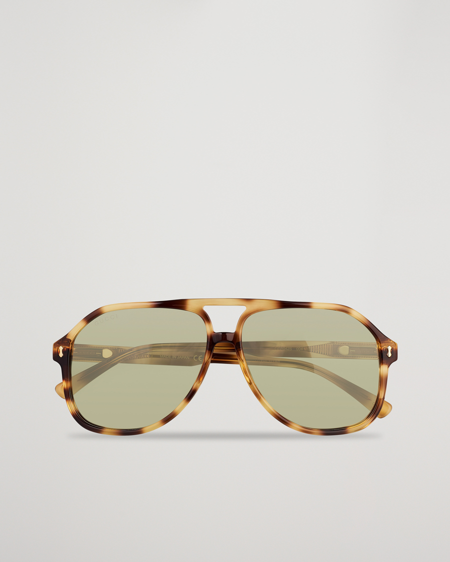 Gucci havana store green sunglasses