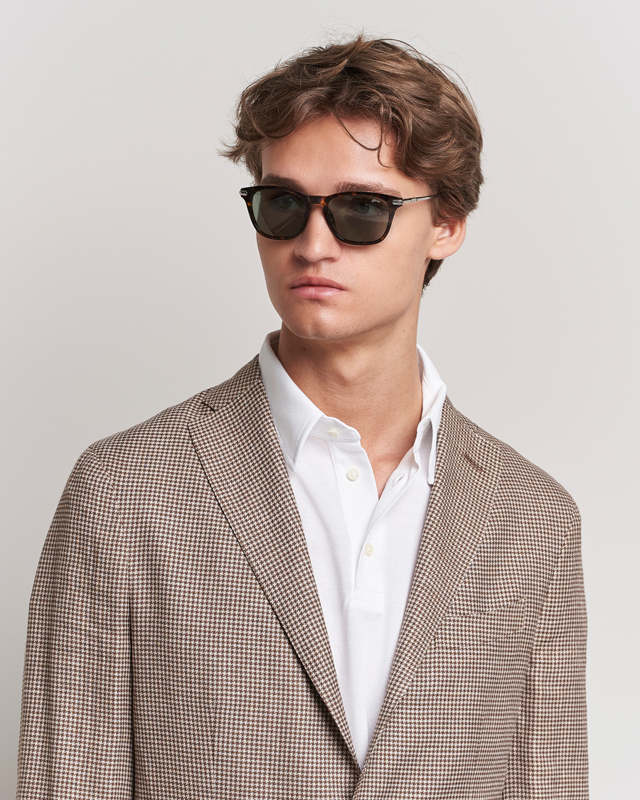 Men | Accessories | Brioni | BR0092S Titanium Sunglasses Havana Green