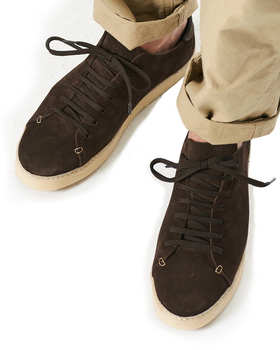 Astorflex Softflex Sneaker Dark Brown Suede at CareOfCarl