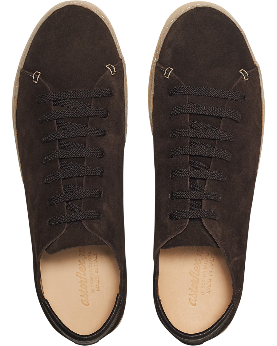 Astorflex Softflex Sneaker Dark Brown Suede at CareOfCarl