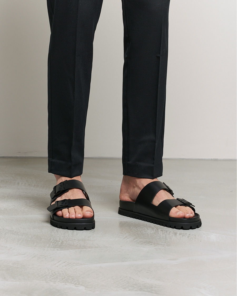 GANT Primapal Leather Sandal Black at CareOfCarl