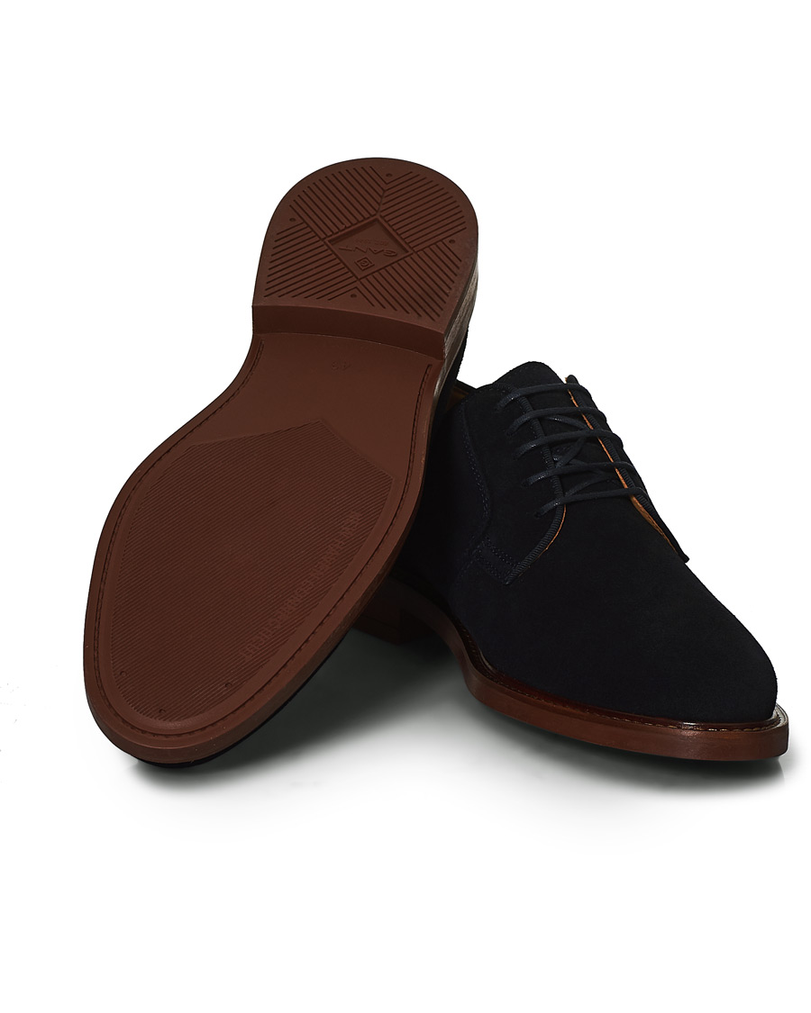 GANT St Akron Derby Marine Suede at CareOfCarl