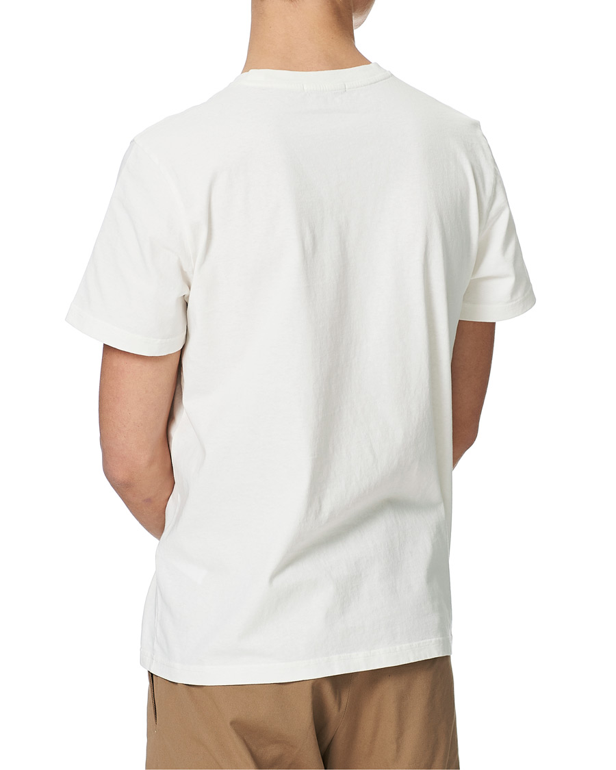 Nudie Jeans Roy Sunset Crew Neck Tee Chalk White at CareOfCarl.com