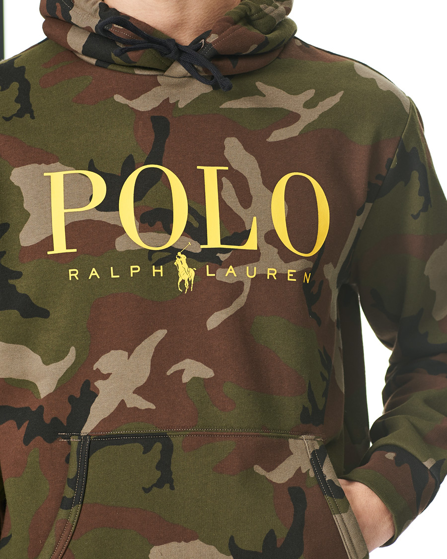 Polo ralph lauren outlet men's camo fleece hoodie