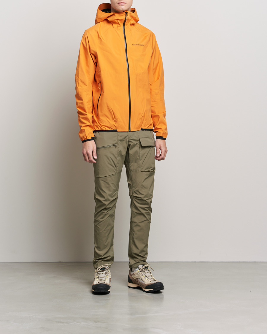 Peak Performance M Gore-Tex Pac Jacket Orange Flare at CareOfCarl.com