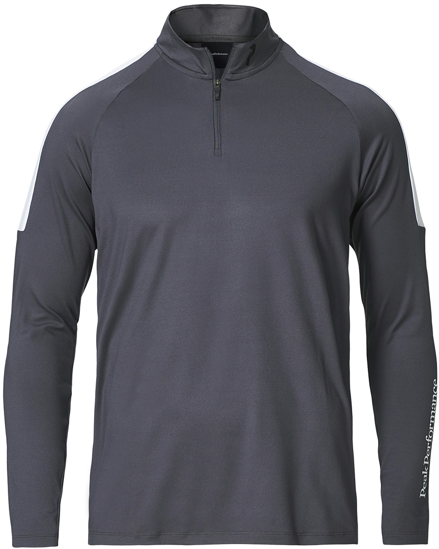 Peak Performance Chase Half Zip Long Sleeve Tee Motion Grey at