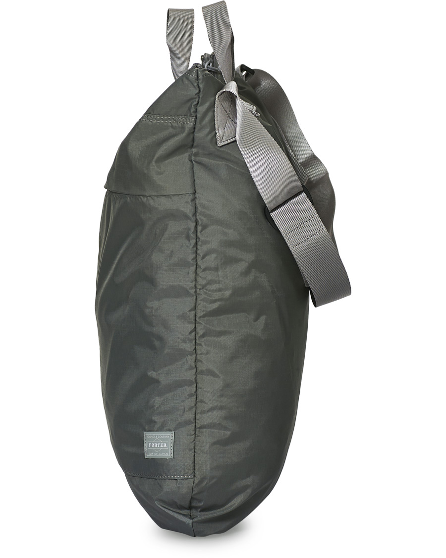 Porter-Yoshida & Co. Flex 2Way Helmet Bag Grey at CareOfCarl.com