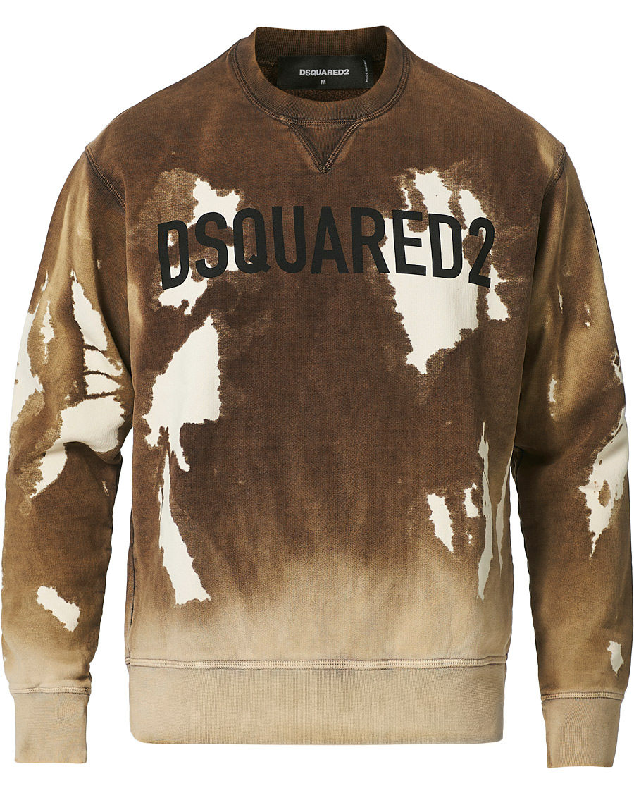 Dsquared2 Tie Dye Cool Sweatshirt Brown at CareOfCarl.com