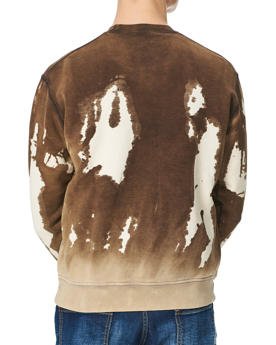 Dsquared2 Tie Dye Cool Sweatshirt Brown at CareOfCarl.com