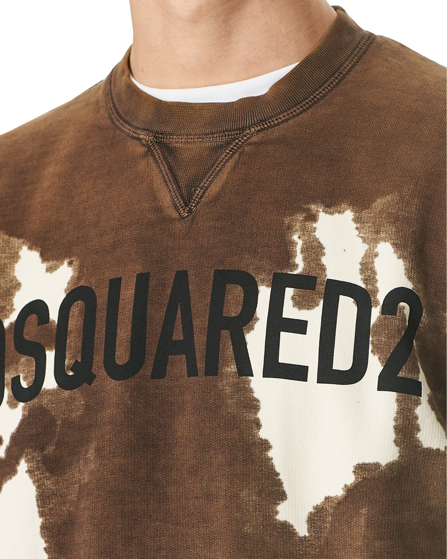 Dsquared2 Tie Dye Cool Sweatshirt Brown at CareOfCarl.com