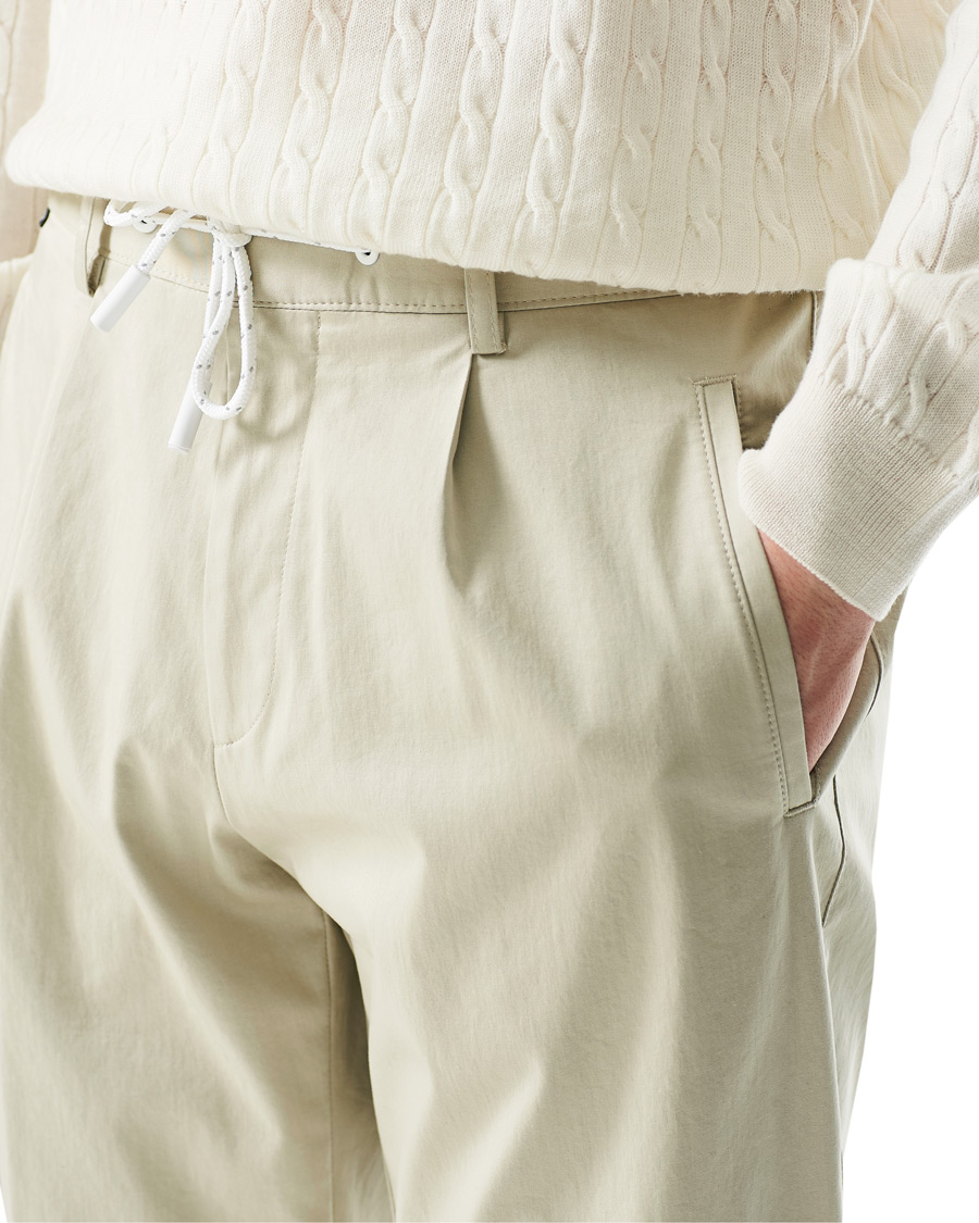 Long Printed Cotton Drawstring Trousers   Tezenis