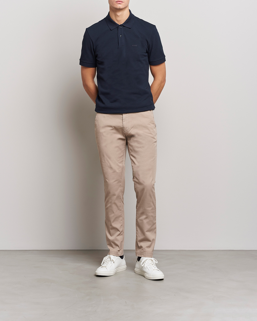 Black polo hotsell beige pants