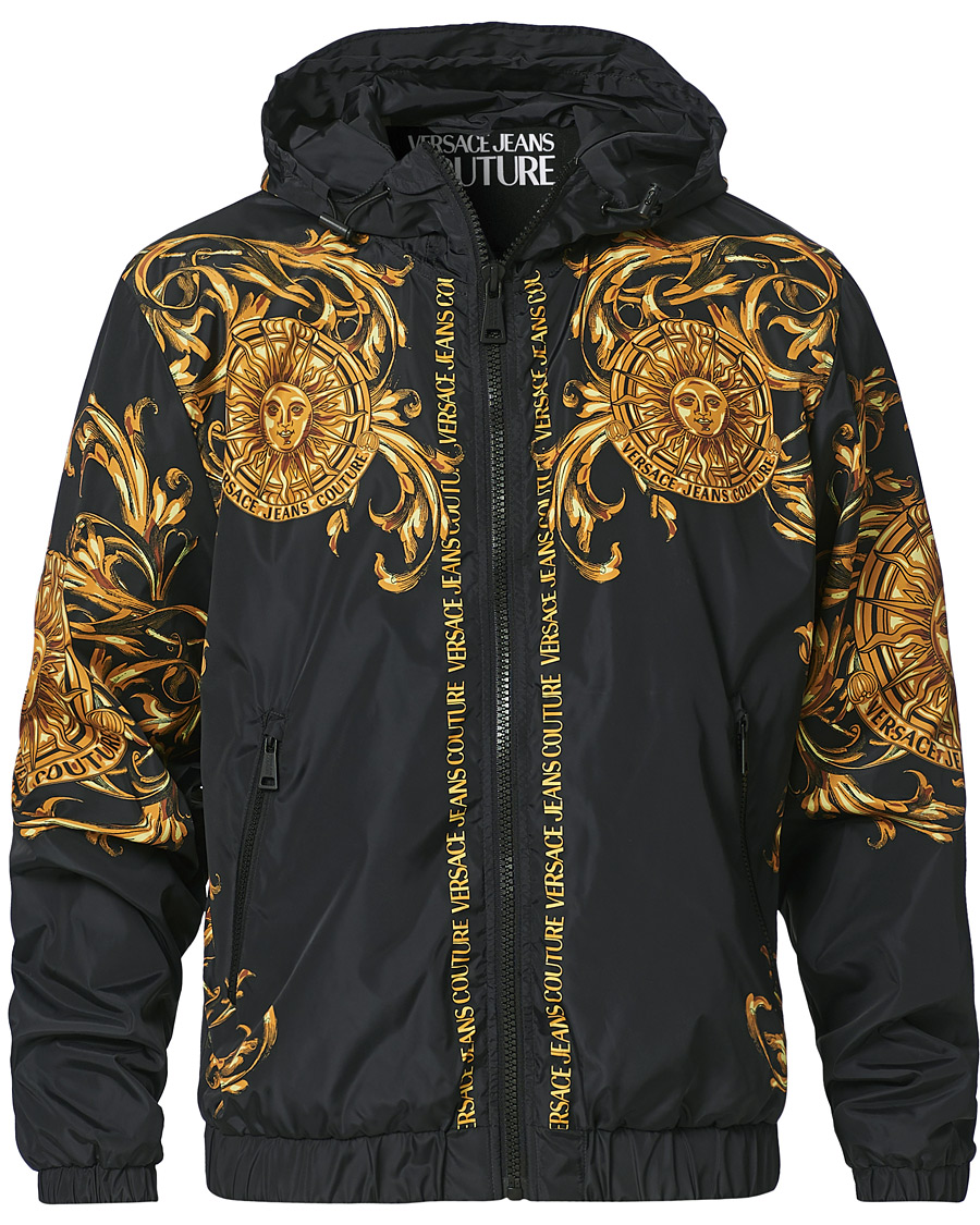 Versace Jeans Couture Garland Print Jacket Black at CareOfCarl.com