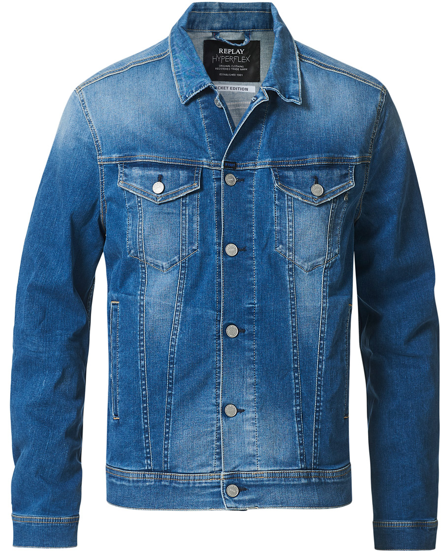 REPLAY Women Jacket XS Blue Denim Washed Long Sleeved Pure Cotton  Lightweight | eBay