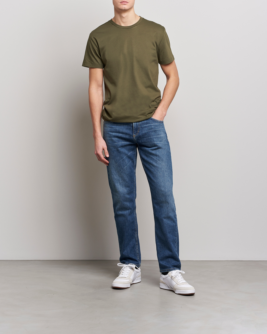 Olive green ralph lauren t clearance shirt