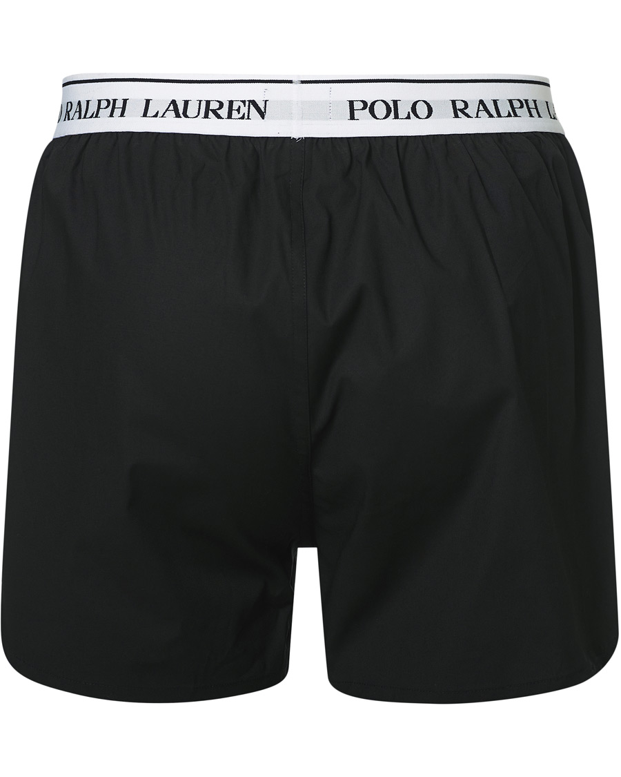 Polo Ralph Lauren 3-Pack Elastic Boxer Black at