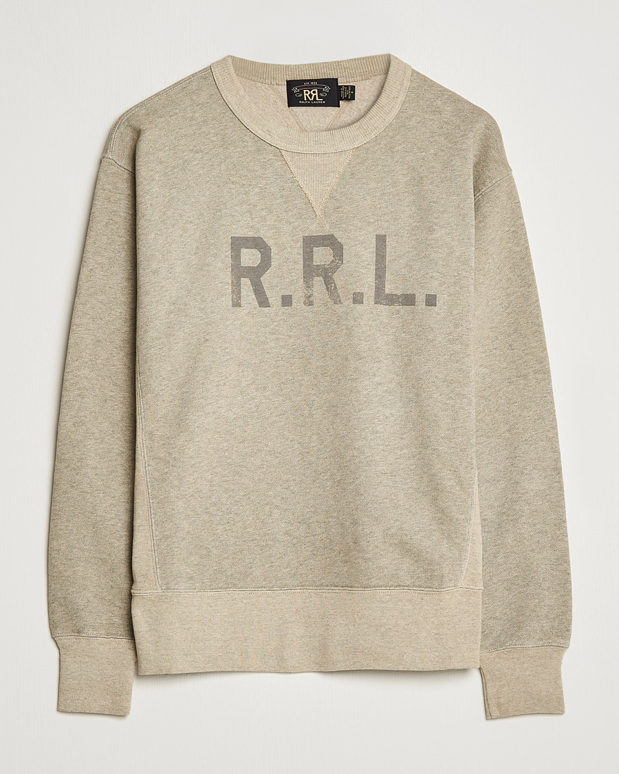 RRL Double V Sweatshirt Trainer Heather at CareOfCarl.com